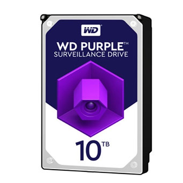 هارد دیسک اینترنال وسترن دیجیتال مدل WD100PURZ Purple ظرفیت 10 ترابایت 256MB Cache