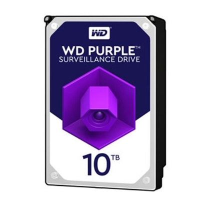 هارد دیسک اینترنال وسترن دیجیتال مدل WD100PURZ Purple ظرفیت 10 ترابایت 256MB Cache