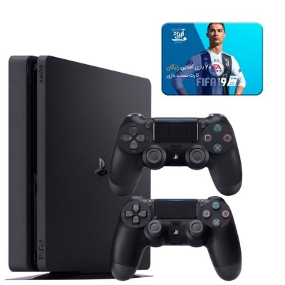 تصویر  مجموعه کنسول بازی سونی مدل Playstation 4 Slim ریجن 2 کد CUH-2216B ظرفیت 1 ترابایت به همراه 20 عدد بازی