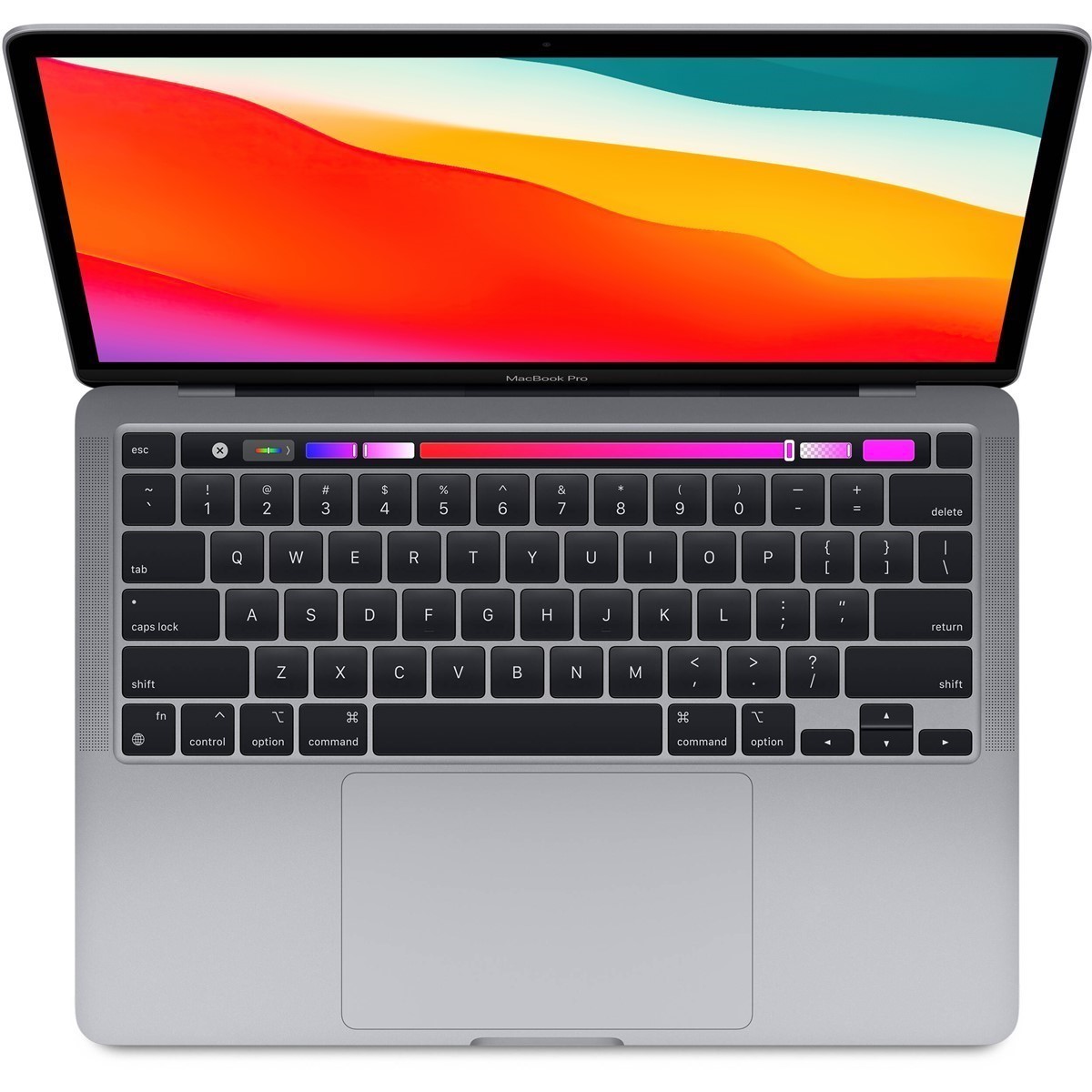لپ تاپ 13 اینچی اپل مدل MacBook Pro CTO M1-16-512 2020 همراه با تاچ بار