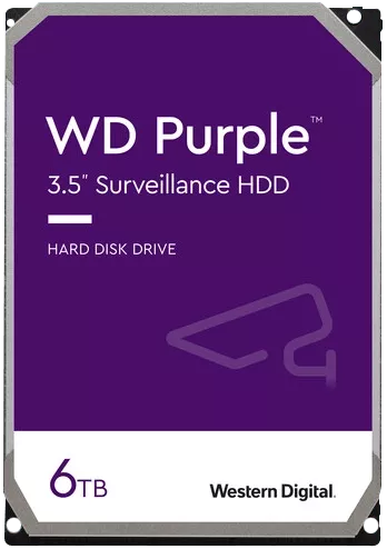 هارد اینترنال 6 ترابایت WD مدل Purple Surveillance WD63PURZ