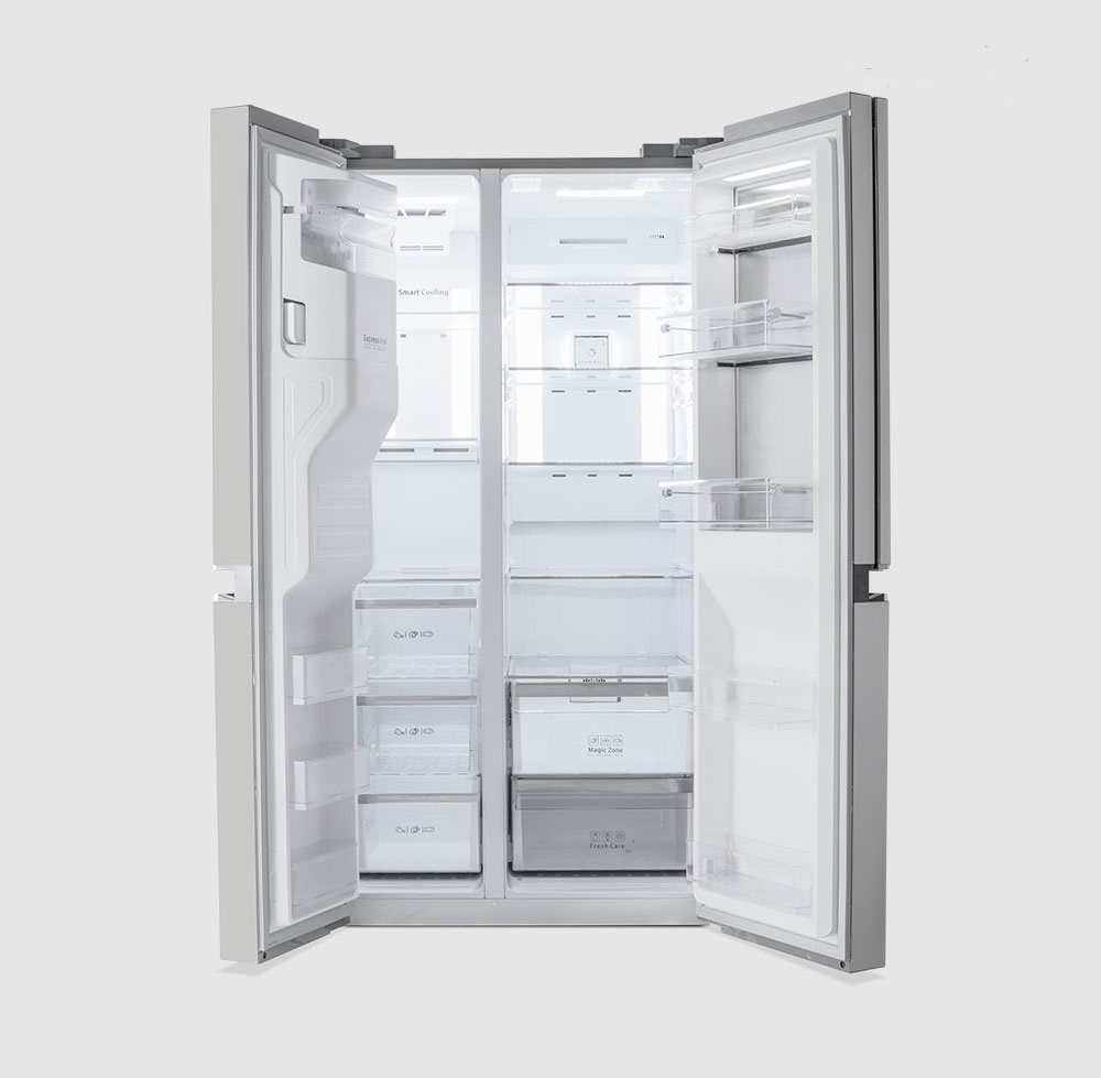 یخچال و فریزر ساید بای ساید 35 فوت دوو مدل DS-3640SS